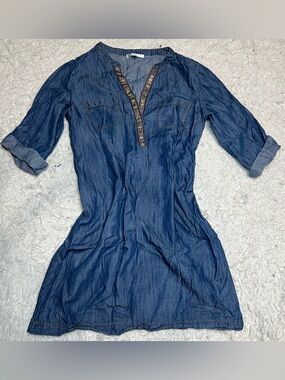 Chambray Mini Dress